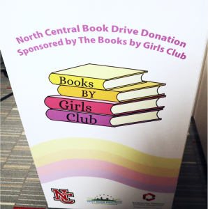 Books by Girls Club Branded Donation Box