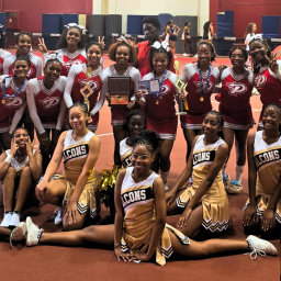 Northview Cheerleaders at Camp