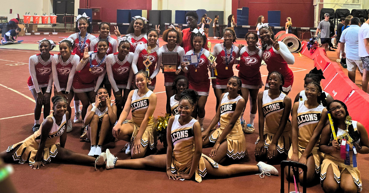 Northview Cheerleaders at Camp